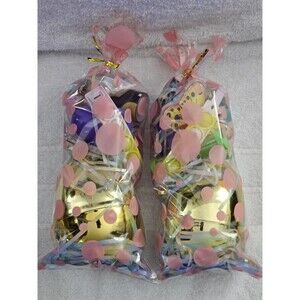 2 Pack Easter Goodie Bags Prefilled - Easter Eggs, Sensory Toys, Easter Toys